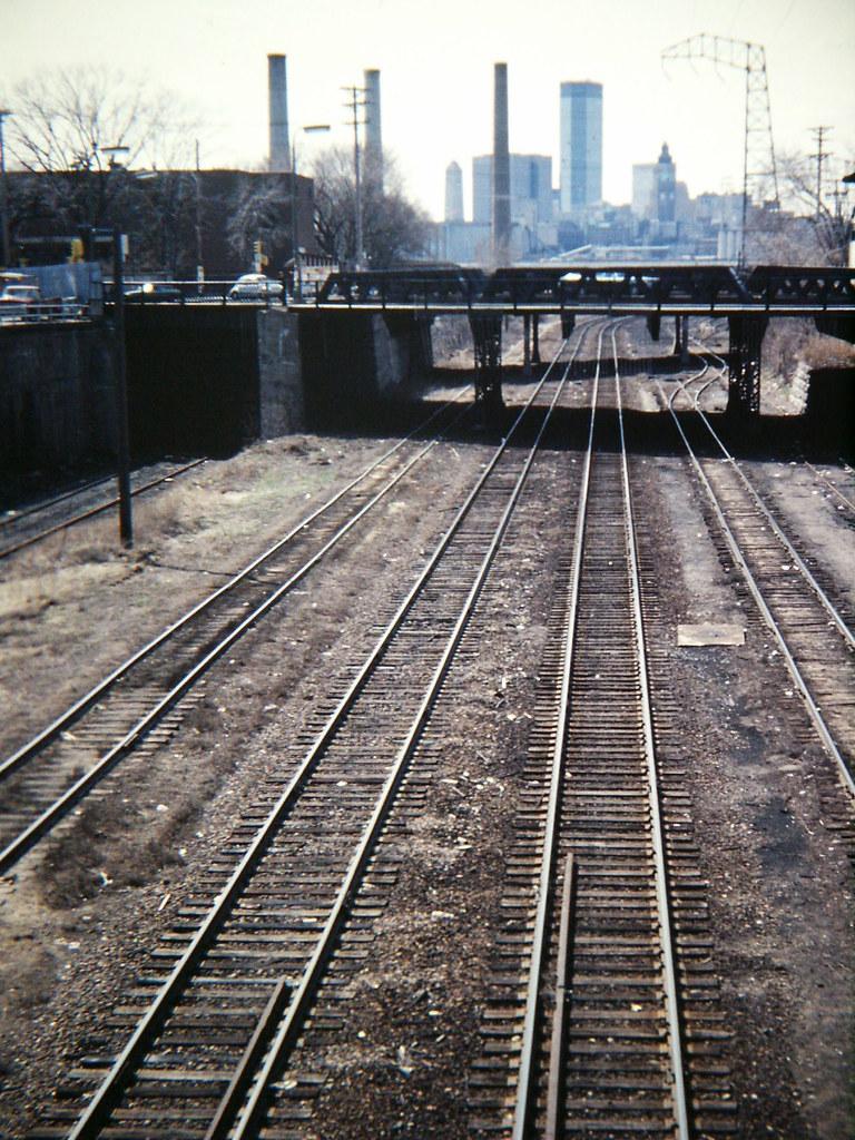 Railroad Tracks Near University of Minnesota Campus