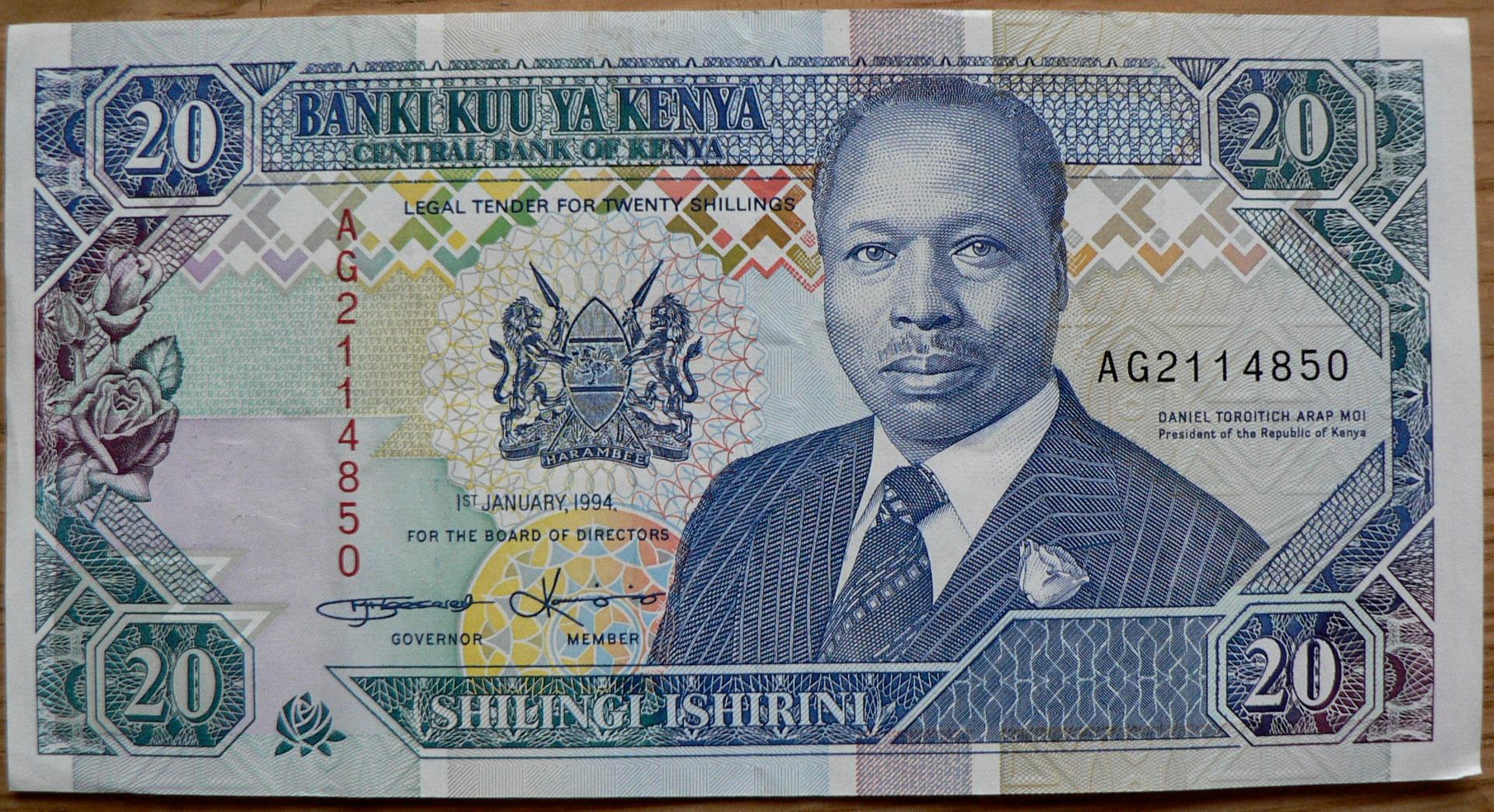 A Kenyan banknote, symbolising the household currency squeezed by rising living costs.