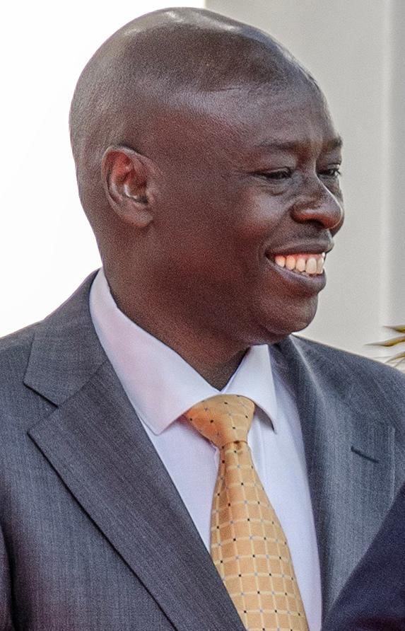 Former Deputy President Rigathi Gachagua pictured at an official engagement in 2023