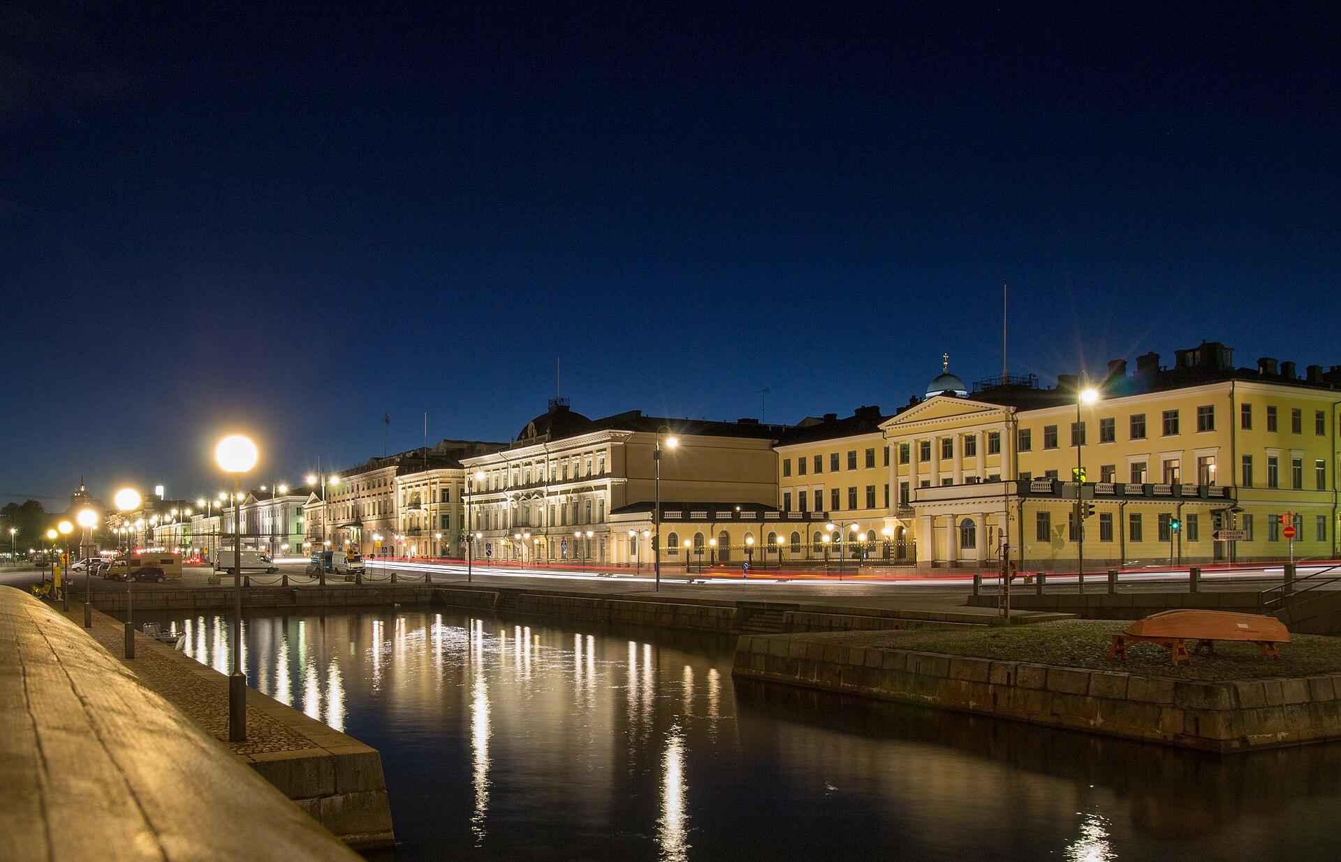 The Presidential Palace beside Helsinki's Market Square, where Finland welcomed Kenya's President William Ruto on a June 2026 state visit.