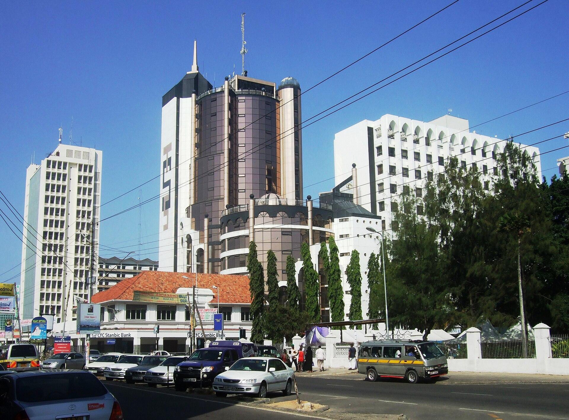 A view of downtown Mombasa, the Kenyan coastal city at the centre of the new national drug-use survey