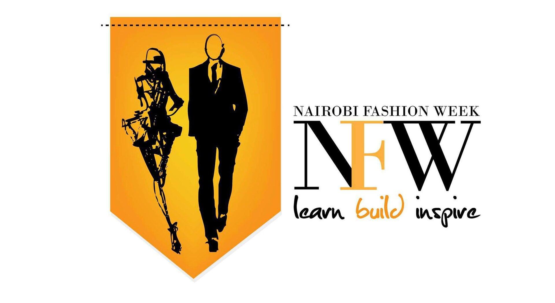 Models present colourful designs on the runway during a fashion showcase event in Nairobi, Kenya