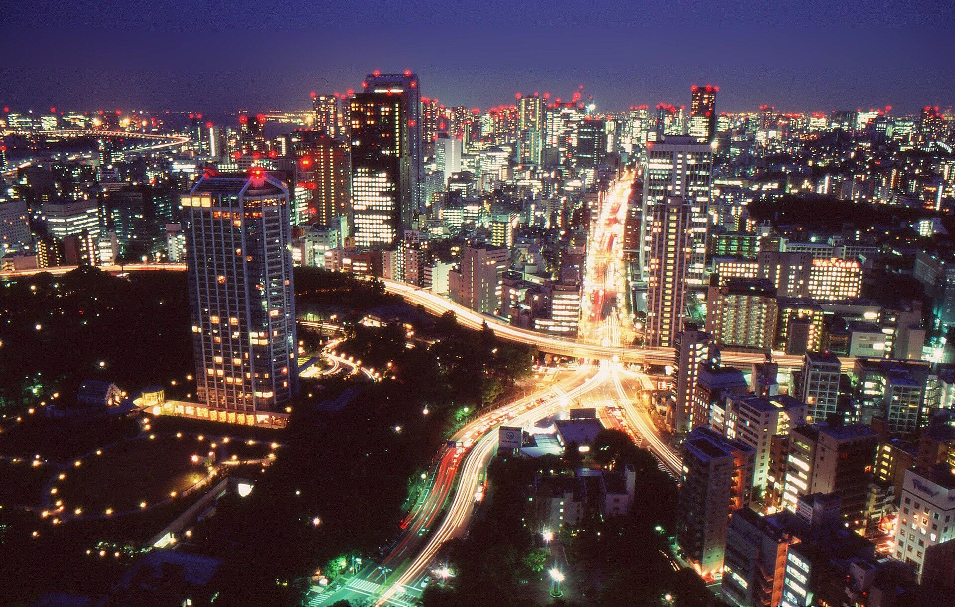 The Tokyo skyline glows at night, a destination that just became more expensive to enter for Kenyan visa applicants.